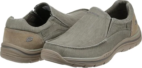 Vista 7 de Skechers Avillo Mocasín para hombre de ajuste relajado
