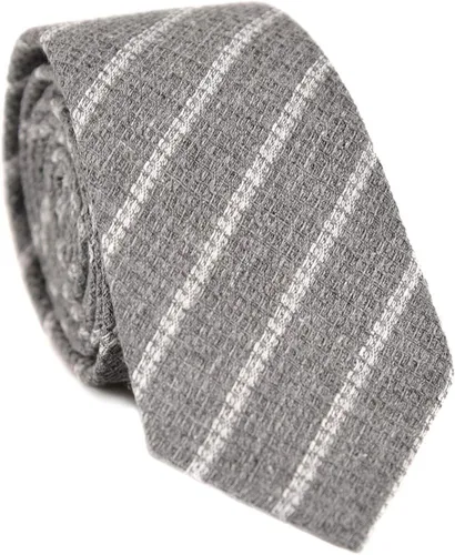 Vista 18 de JESLANG Corbata de algodón y lino de 2.56 pulgadas para hombre, perfecta para ocasiones formales e informales