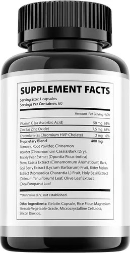 Vista 5 de Sciaticyl Cápsulas – Sciaticyl Advanced Suplemento Natural Blend Formula para mantener niveles saludables y fuerza extra (1 paquete - 60 cápsulas)