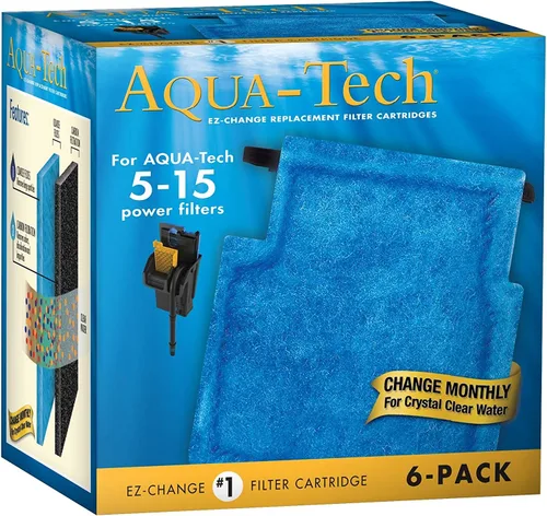 Vista 7 de Cartucho de filtro de acuario AQUA-Tech cambio EZ, Paquete de 6