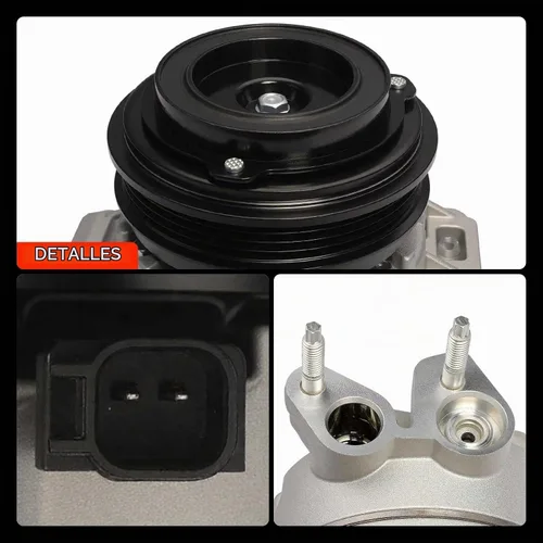 Vista 9 de Compresor de aire acondicionado A-Premium con embrague Compatible con Ford Escape 2013-2019 2.5L, Focus 2013-2018 2.0L, Focus 2016-2018 2.3L