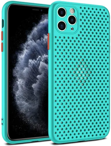 Vista 11 de Funda de disipación de calor para teléfono, nueva funda celular permeable con agujeros para disipación de calor, protección completa de lente