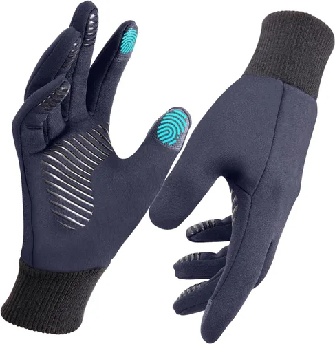 Vista 11 de FEWTUR Guantes de invierno para hombres y mujeres en clima frío - Guantes térmicos con dedos táctiles, guantes cálidos resistentes al agua para Negro