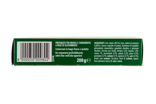 Vista 4 de Star: Cubitos de caldo "Il Mio Dado Vegetale", sabor vegetal, paquete de 20, 0.35 onzas cada uno * [Importación italiana]