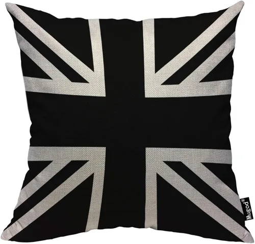 Vista 13 de Mugod Almohada con patrón hexagonal, diseño geométrico, enrejado, polígono, verde lima y blanco, algodón y lino, funda de cojín cuadrada estándar