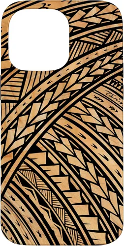 Vista 21 de Polynesian Art Island Inspired Case for iPhone 17