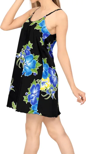 Vista 3 de LA LEELA Camisones de tirantes delgados para mujer