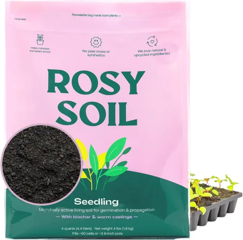 Vista 18 de Rosy Soil Plant Food, fertilizante orgánico para plantas de interior, 4 cuartos de galón Microbially Active Organic Indoor Plant Food, with