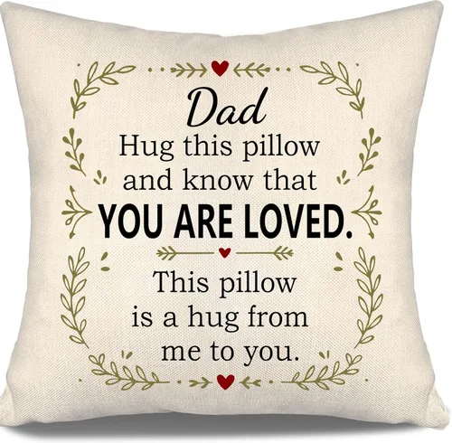 Vista 4 de Fundas de almohada con texto en inglés «To My Boss Abrazo esta almohada y sabe que eres apreciada esta almohada es un abrazo de mí a ti», fundas