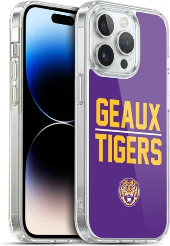 Vista 134 de Head Case Designs Funda de gel suave con licencia oficial de la Universidad Estatal de Louisiana LSU Camou compatible con Apple iPhone 7 Plus/iPhone