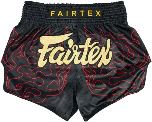 Vista 19 de Fairtex Pantalones cortos de boxeo Muay Thai de corte delgado "Kabuki