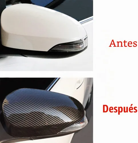Vista 2 de MICROCK Cubierta de espejo retrovisor para puerta lateral para Toyota Corolla 2014-2018, para C-HR 2018-2022, para Camry 2013-2017, para Avalon