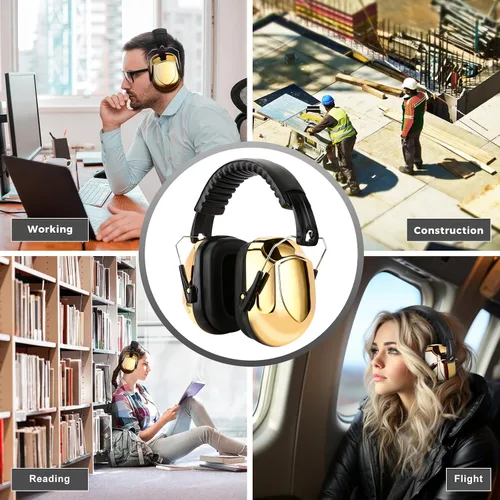 Vista 181 de ProCase NRR 28dB Noise Reduction Ear Muffs, Foldable Adjustable Noise Cancelling Headphones