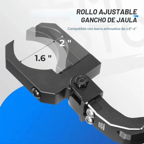 Vista 4 de KEMIMOTO Gancho para casco de auriculares UTV de aluminio para barra
