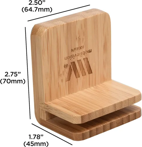 Vista 4 de MobileVision organizadores y estantes de bamboo, Apple reloj solo adaptador