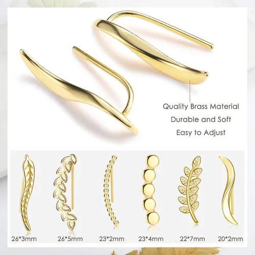 Vista 2 de FIBO STEEL Aretes para mujer