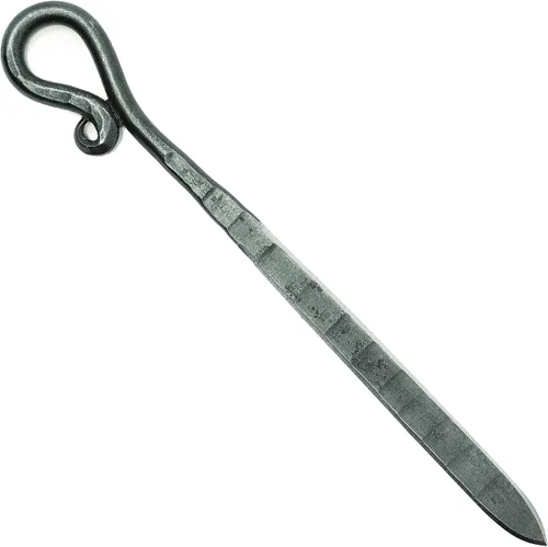 Vista 10 de Wicks Forge Cuchillo de hierro fundido con abrecartas Accesorio de escritorio de lujo, rústico y antiguo para cortar sobres y paquetes de papel