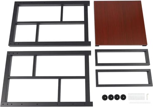 Vista 9 de Soporte apilable para lavadora y secadora, estante de pie con almohadillas ajustables para pies y barandilla elevada para lavadora, secadora, etc