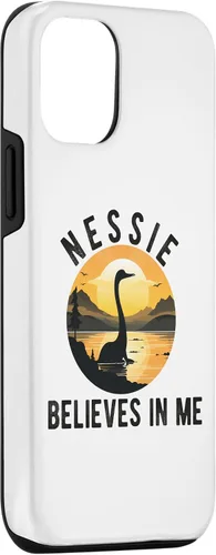 Vista 3 de Funda para iPhone 14 Loch Ness Monster Cryptozoology Cryptozoology Hombres Mujeres Nessie
