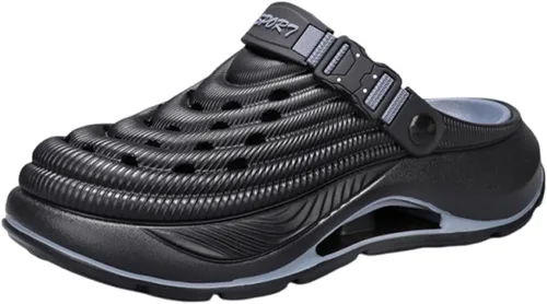 Vista 11 de Zueco unisex transpirable antideslizante, zapatos de jardín para hombre y mujer con soporte de arco para trabajo al aire libre, playa, casual