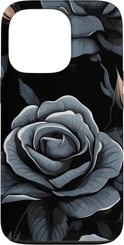 Vista 10 de Black Rose Floral Flower Case for iPhone 16