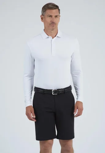 Vista 3 de IBKUL Athleisure Wear - Polo de manga larga con protección solar UPF 50+ Icefil Cooling Tech 95199 para hombre