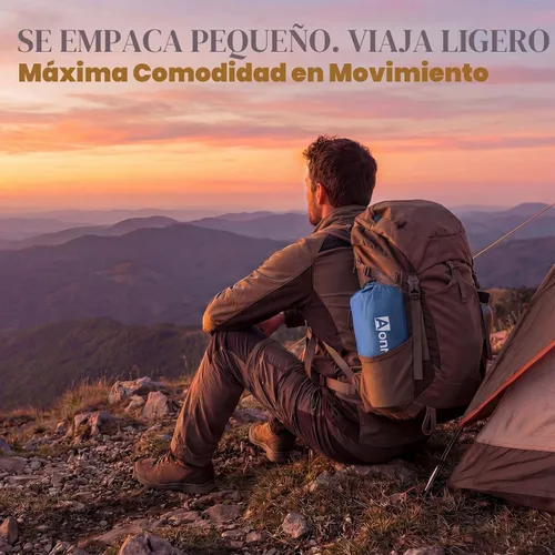 Vista 7 de Colchoneta inflable ultraligera de 5 pulgadas con almohada, bomba de pie incorporada, almohadillas de dormir inflables compactas para acampar