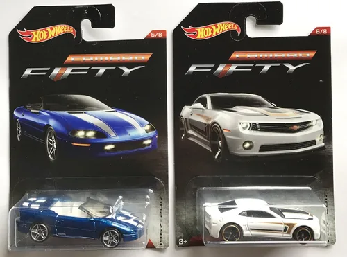 Vista 5 de Hot Wheels Camaro Fifty 1967 – Juego de 8 automóviles exclusivo de 2017