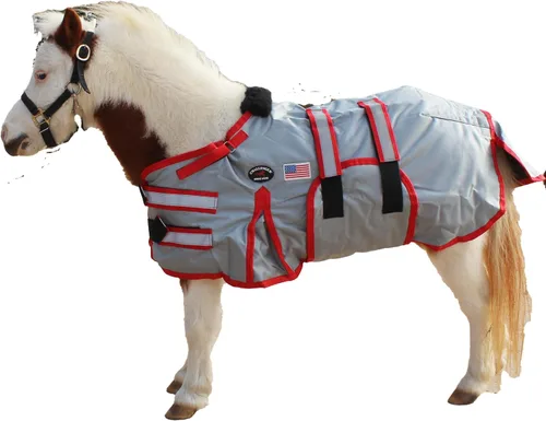 Vista 3 de CHALLENGER 1680D Miniature Weanling Donkey Pony Horse Foal Winter Blanket
