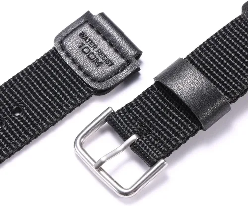 Vista 3 de Correa de nailon de 0.709in de repuesto para Casio AE1200WH AE-1000 SGW-300H400 W-735 PRG270 correa de reloj de cuero