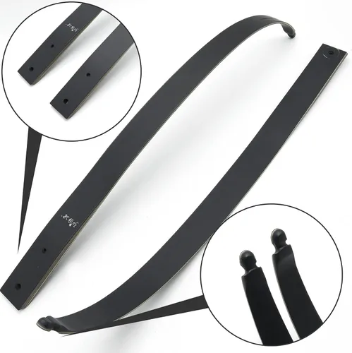 Vista 3 de Arco recurvo Black Hunter Takedown de 60 pulgadas, 20 a 60 libras, elevador de madera para mano derecha, arco de práctica recurvo con flechas