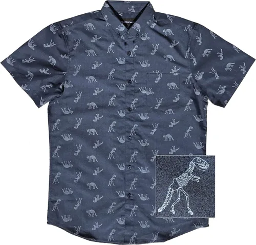Vista 6 de Molokai Surf - Camisas hawaianas de manga corta con botones y corte ajustado