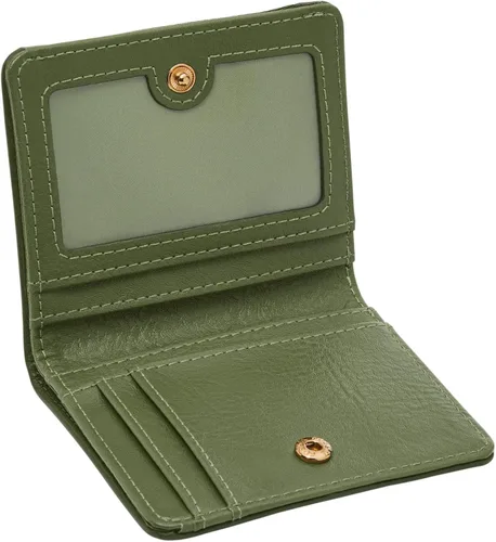 Vista 4 de Fossil Logan - Cartera plegable de cuero con bloqueo RFID para mujer