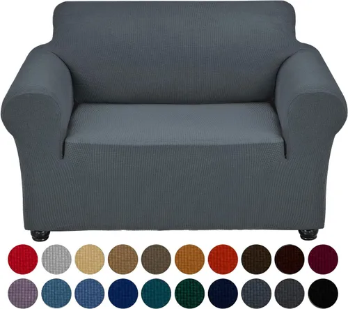 Vista 9 de Joccun Funda Elástica para Silla Sofá, Funda de Sofá de 1 Pieza Tela Jacquard de Spandex con Parte Inferior Elástica, Protector de Muebles Lavable
