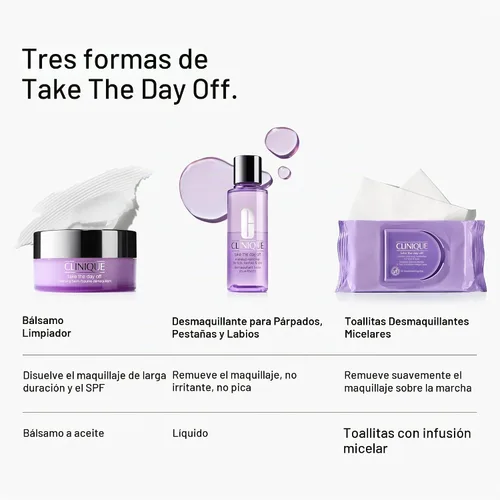 Vista 11 de Clinique Take The Day Off Cleansing Balm Makeup Remover Dissolves Face + Eye Makeup and Sunscreen For All Skin Types