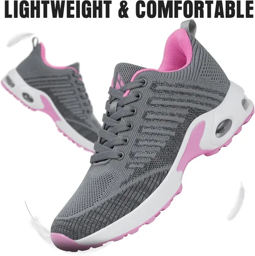 Vista 7 de Mishansha Women's Walking Shoes Lightweight Air Cushion Running Jogging Sneakers