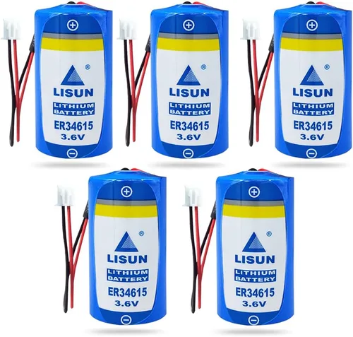 Vista 8 de (1 paquete de batería de litio ER34615 D Cell de 3.6 V 19000 mAh para programador PLC multiusos, batería ETC con enchufe blanco