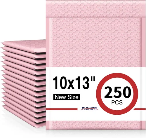 Vista 17 de Fuxury Paquete de 200 sobres acolchados impermeables de burbujas negras de Negro