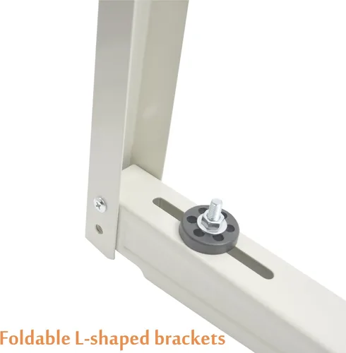 Vista 5 de JEACENT Soporte de montaje en pared exterior para sistemas de bomba de calor de aire acondicionado mini split sin conductos, universal, 7000-18000