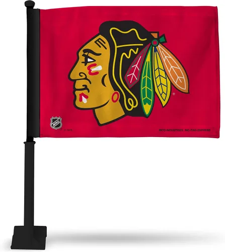 Vista 38 de Rico Industries Bandera de coche alternativa de doble cara de la NHL