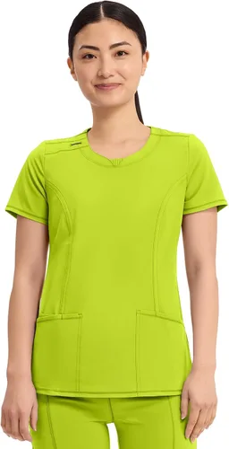 Vista 29 de Cherokee Infinity - Camiseta médica con cuello redondo y 3 bolsillos para Negro