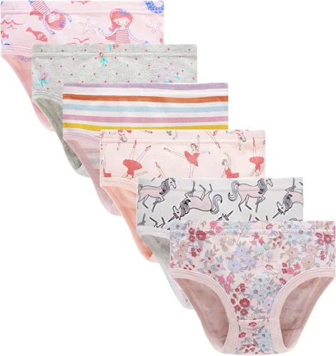 Vista 6 de Barara King - Ropa interior de algodón suave para niñas pequeñas, infantes y niños