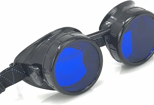 Vista 5 de UMBRELLALABORATORY Steampunk Mad Scientist Goggles Rave Glasses disfraz gafas de protección ocular estilo de soldadura