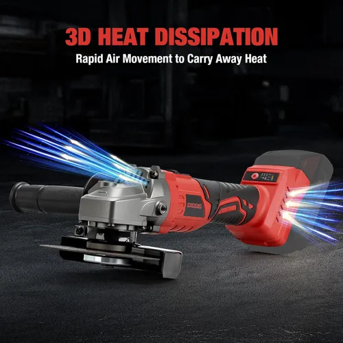 Vista 6 de Amoladora angular inalámbrica para batería Milwaukee M18 de 18 V, sin escobillas, amoladora inalámbrica de 4 1/2 pulgadas, velocidad variable