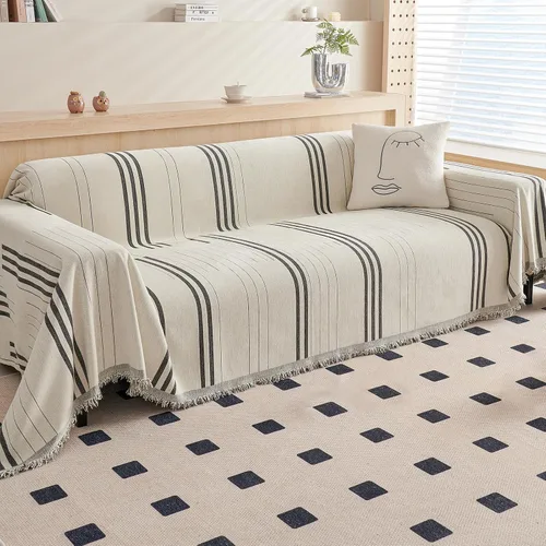 Vista 47 de DREAMINGO Funda de Sillón de Chenilla Fundas de Sofá Jacquard Lavables Protector de Muebles Funda de Sofá Reclinable 1 Cojín Funda de Silla