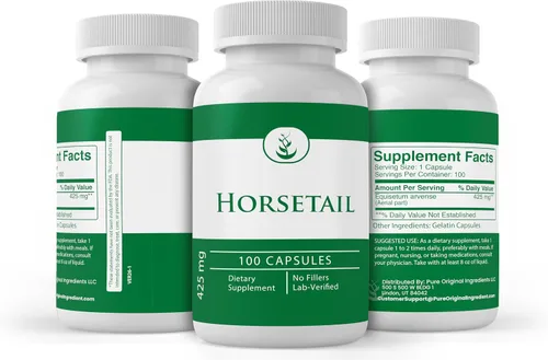 Vista 4 de Pure Original Ingredients Cola de caballo, (100 cápsulas) siempre pura, sin aditivos ni rellenos, verificado por laboratorio