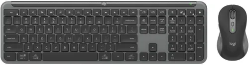 Vista 2 de Logitech Signature MK955 Slim Combo de teclado y ratón grande con Logi Options Plus App (negro)