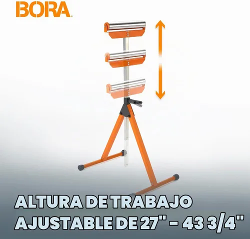 Vista 2 de BORA Soporte de soporte de altura ajustable para sierra de mesa y sierra ingletadora