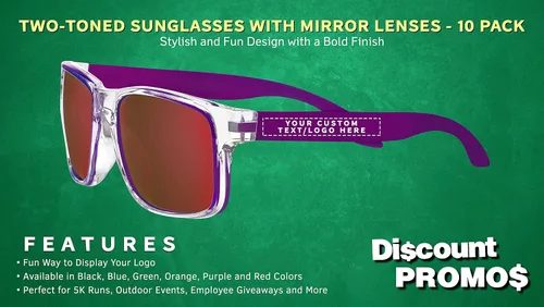 Vista 18 de DISCOUNT PROMOS Gafas de sol con lentes de espejo