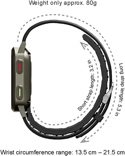 Vista 8 de Reloj inteligente AI Gold Tone Metal BP, aprobado por la FDA 510 (k), presión arterial con bolsa de aire, seguimiento mental, velocidad, oxígeno